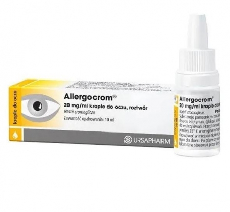 Allergocrom 20 mg/ml Krople do oczu 10 ml