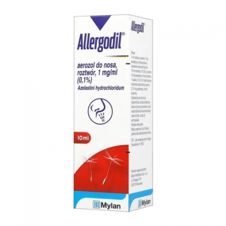 Allergodil 0.1% Aerozol do nosa 10 ml