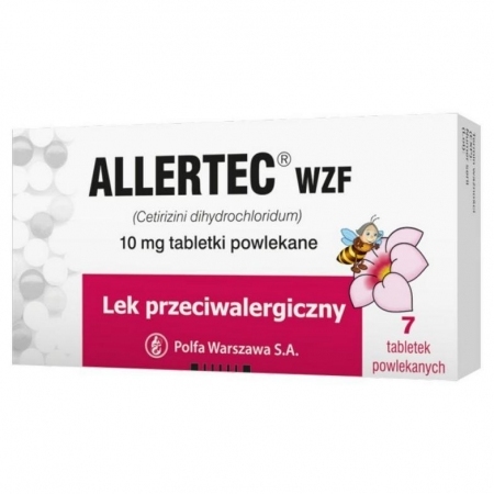 Allertec 10 mg 7 tabletek