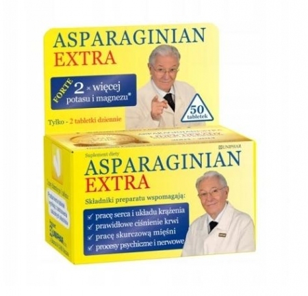 Asparaginian Forte (Extra) 50 tabletek