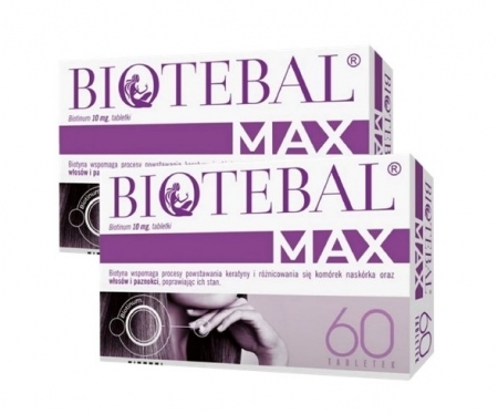 Biotebal Max 10 mg 2 opakowania po 60 tabletek
