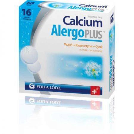 Calcium Alergo Plus 16 tabletek musujących