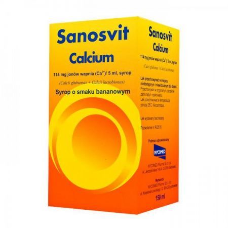 Calcium Sanosvit Syrop 150 ml