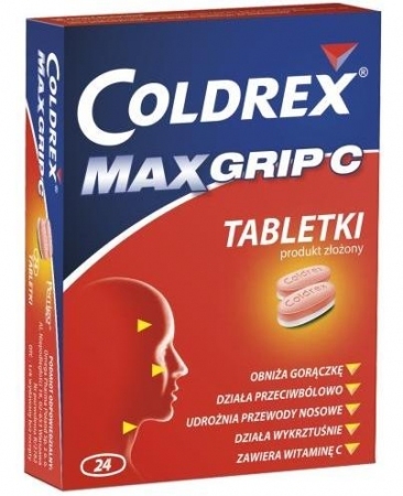 Coldrex MaxGrip C 24 tabletek