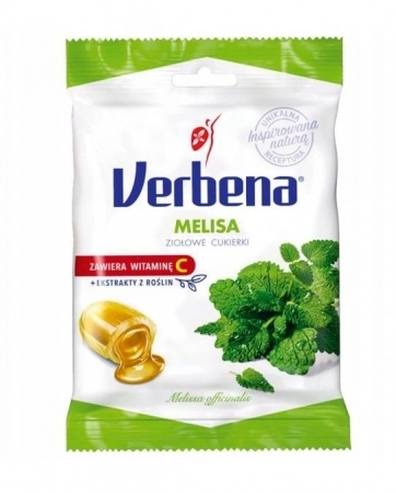 Cukierki Verbena Melisa z witaminą C 60 g