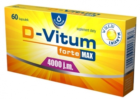 D-Vitum Forte Max 4000 j.m. K2  60 kapsułek