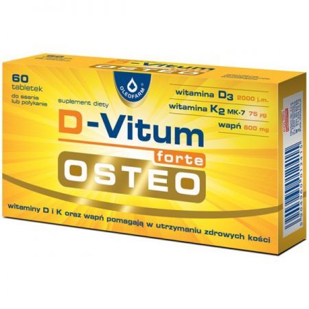 D-Vitum Forte Osteo 60 tabletek