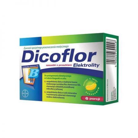 Dicoflor Elektrolity 12 saszetek (6 porcji)