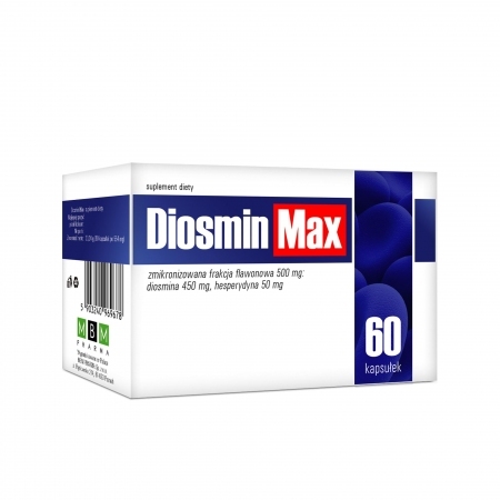 Diosmin MAX 60 kapsułek MBM