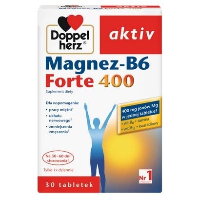 Doppelherz Aktiv Magnez-B6 Forte 400  30 tabletek
