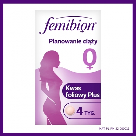 Femibion 0 Planowanie ciąży 28 tabletek kwas foliowy