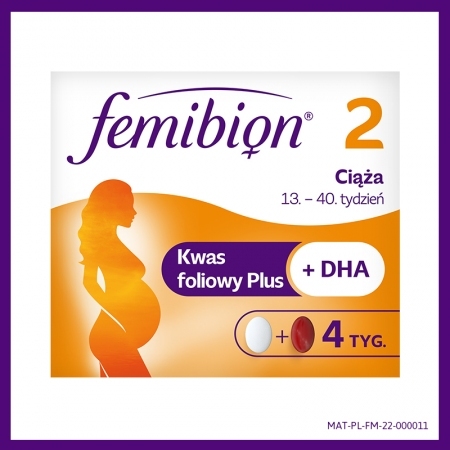Femibion 2 Ciąża 28 tabletek + 28 kapsułek kwas foliowy