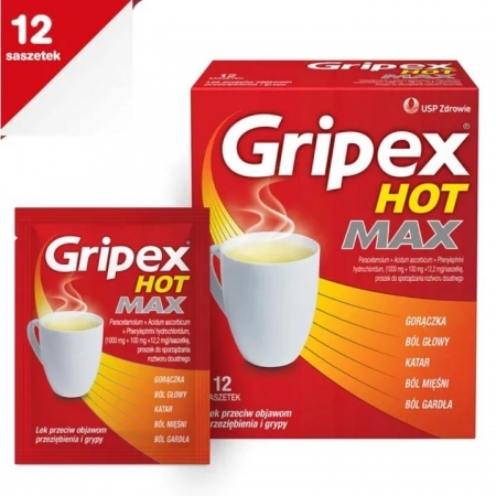 Gripex Hot MAX (HotActiv Forte) 12 saszetek
