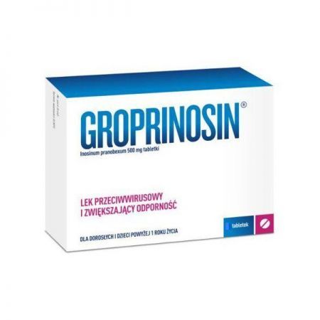 Groprinosine 500 mg 50 tabletek