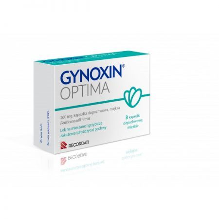 Gynoxin Optima 200 mg 3 kapsułki dopochwowe