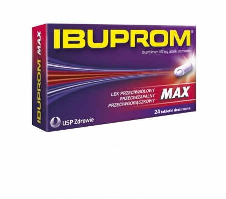 Ibuprom MAX 400 mg 24 tabletki