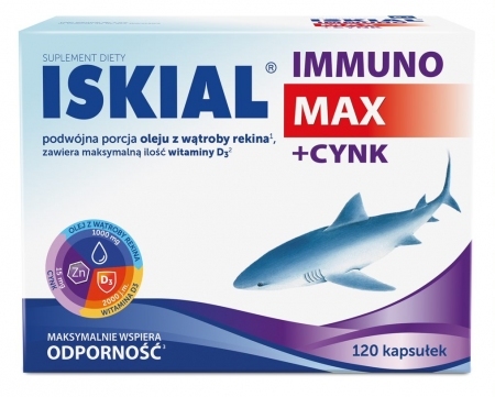 Iskial Immuno max + Cynk x 120 kaps.