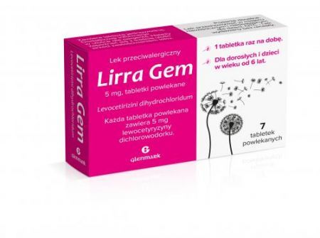 Lirra Gem 5 mg 7 tabletek