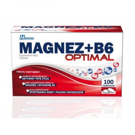 Magnez + B6 Optimal 100 tabletek