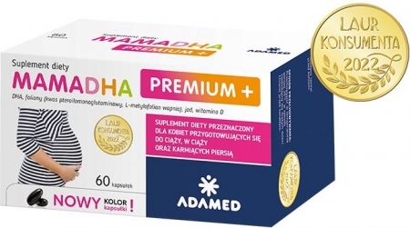 MamaDHA Premium+ 60 kapsułek