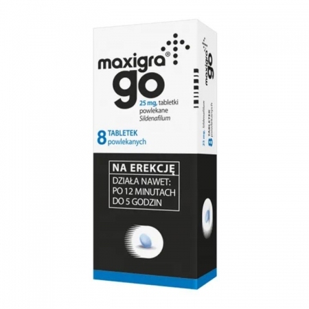 Maxigra Go 25 mg 8 tabletek