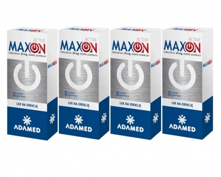 Maxon Active 4 opakowania po  8 tabletek