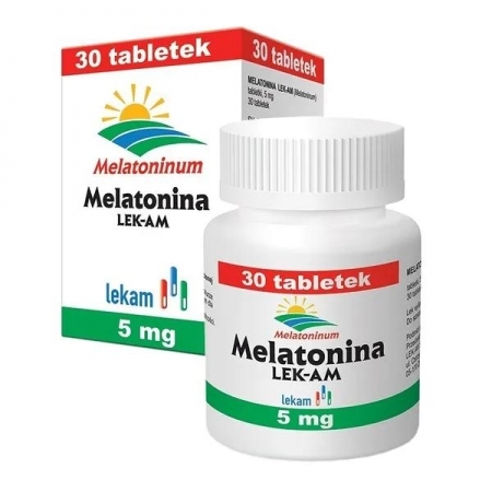 Melatonina 5 mg 30 tabletek LEK-AM