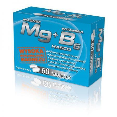 Mg magnez + wit. B6 HASCO 60 tabletek