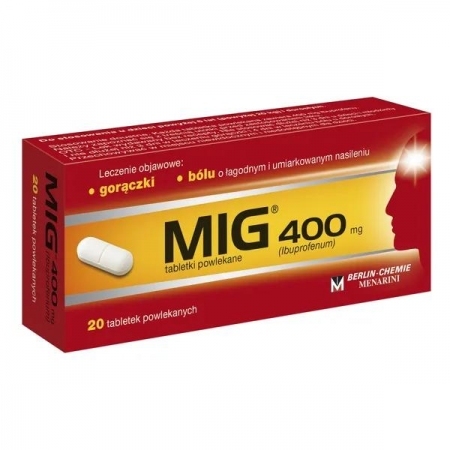 MIG 0,4 g 20 tabletek