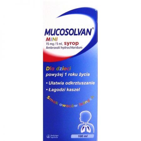 Mucosolvan Mini 0,015 g/5ml syrop 100 ml