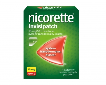 Nicorette Invisipatch 0,015g/16h 7 plastrów