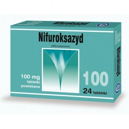 Nifuroksazyd 100 mg 24 tabletki HASCO