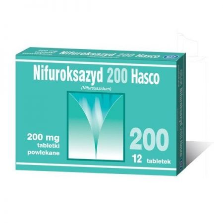Nifuroksazyd 200 mg 12 tabletek HASCO