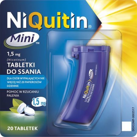NiQuitin Mini 1,5 mg x 20 tabletek