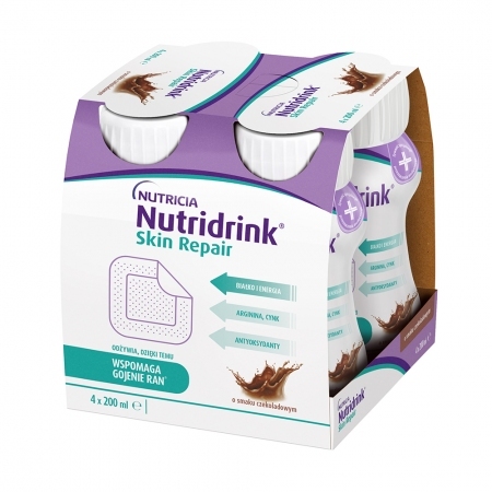 Nutridrink Skin Repair (Cubitan) o smaku czekoladowym 4 x 200ml