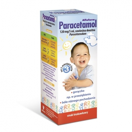 Paracetamol Aflofarm zaw.doust. 0,12g/5ml  100 ml