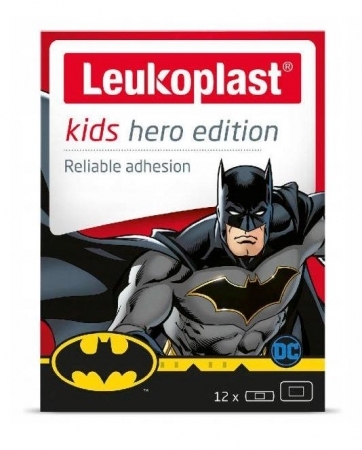 Plaster Leukoplast Kids Hero edition - Batman 12 sztuk