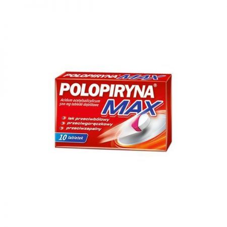 Polopiryna MAX 10 tabletek dojelitowych