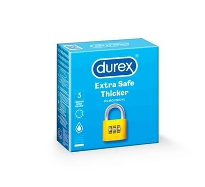 Prezerwatywy DUREX Extra Safe 3 sztuki