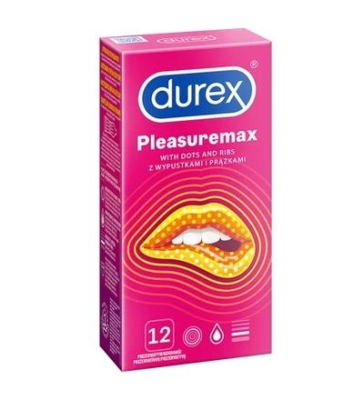 Prezerwatywy DUREX PleasureMax 12 sztuk