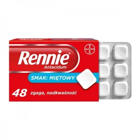 Rennie Antacidum 48 tabletek do ssania