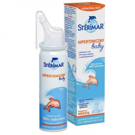 Sterimar Baby Spray do nosa hipertoniczny z miedzią 50 ml