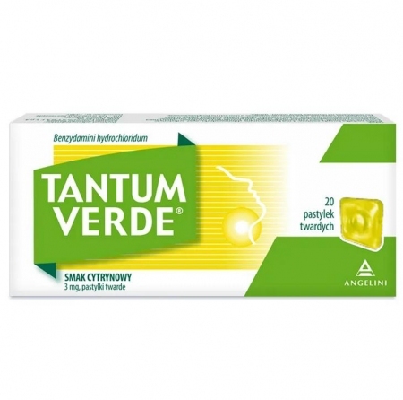 Tantum Verde Lemon x 20 past.