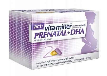 Vita-miner Prenatal+DHA tabl.ikaps. 30tabl